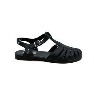 Melissa | Black Jelly Fisherman Style Sandal Size US 7